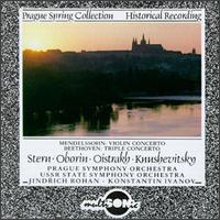 Mendelssohn: Violin Concerto/Beethoven: Triple Concerto von Various Artists