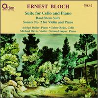 Bloch: Suite For Cello And Piano von Various Artists