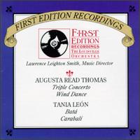 Thomas: Triple Concerto/Wind Dance/León: Batá/Carabali von Louisville Orchestra