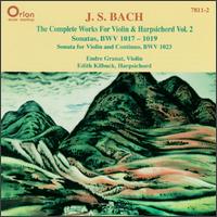 Bach: The Complete Works for Violin and Harpsichord, Vol.2 von Various Artists