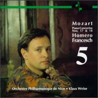Mozart: Piano Concertos 17 & 18 von Homero Francesch