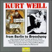 Weill: From Berlin to Broadway von Various Artists