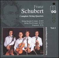 Schubert: Complete String Quartets, Vol. 1 von Leipziger Streichquartett