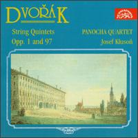 Dvorák: String Quintets,  Opp. 1 & 97 von Panocha Quartet