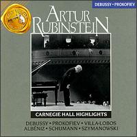 Artur Rubinstein: Carnegie Hall Highlights von Artur Rubinstein