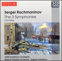 Rachmaninov: The 3 Symphonies von Evgeny Svetlanov