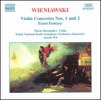 Wieniawski: Violin Concertos Nos. 1 & 2 von Antoni Wit
