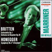 Marriner Conducts Britten & Honegger von Neville Marriner