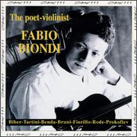 Fabio Biondi The Poet-Violinist von Fabio Biondi