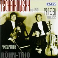 Tchaikovsky, Tanejew: Piano Trios von Rohn Trio
