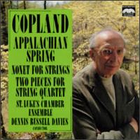 Copland: Appalachian Spring, Nonet for Strings, String Quartet von Dennis Russell Davies