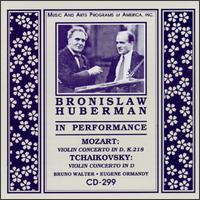 Huberman: Mozart/Tchaikovsky von Bronislaw Huberman