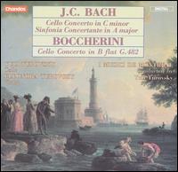 J.C. Bach: Cello Concerto in C minor; Sinfonia Concertante in A major; Boccherini: Cello Concerto in B flat von Yuli Turovsky