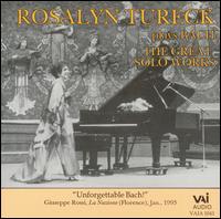 Rosalyn Tureck plays Bach: The Great Solo Works von Rosalyn Tureck