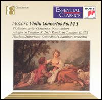 Mozart: Violin Concertos Nos. 4 & 5; Adagio; Rondo von Various Artists