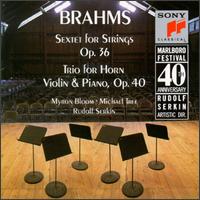 Brahms: Sextet Op. 36; Horn Trio von Various Artists