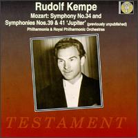 Mozart:Symphony No.34,39 and 41 von Rudolf Kempe