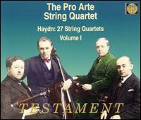 Haydn: 27 String Quartet, Vol. 1 von Pro Arte String Quartet