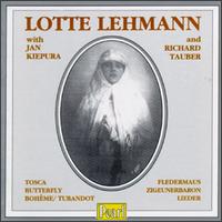 Lotte Lehmann with Kiepura/Tauber von Lotte Lehmann