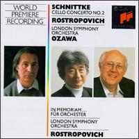 Schnittke: Cello Concerto No.2; In Memoriam von Seiji Ozawa