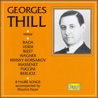 German, Italian, Russian and French Opera and Song von Georges Thill