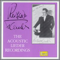 Richard Tauber and The Acoustic Lieder Recordings von Richard Tauber