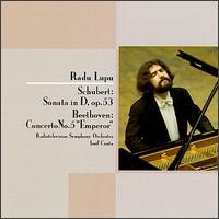 Schubert: Sonata in D, Op.53/Beethoven: Concerto No.5 "Emperor" von Radu Lupu