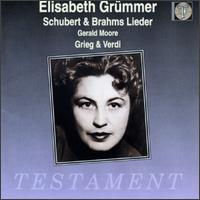 Elisabeth Grümmer-Schubert, Brahms, Grieg & Verdi von Elisabeth Grummer