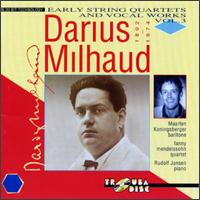 Milhaud: Early Works Vol.3 von Rudolf Jansen