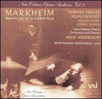 Markheim: Opera in One Act by Carlisle Floyd von Knud Andersson