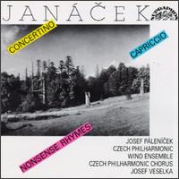 Janacek: Concertino/Capriccio/Nonsense Rhymes von Various Artists