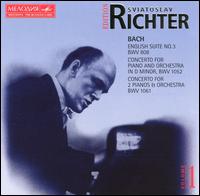 Bach: English Suite, BWV 808; Piano Concerto, BWV 1052; Concerto for 2 Pianos and Orchestra, BWV 1061 von Sviatoslav Richter