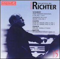 Schubert: Moments Musical/Chopin: Etudes/Bartok: Hungarian Peasant Songs von Sviatoslav Richter