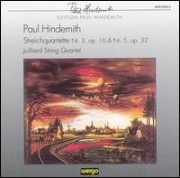 Hindemith: Streichquartette Nos.3 & 5 von Various Artists