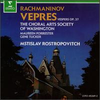 Rachmaninov: Vespers von Maureen Forrester