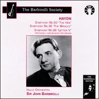 Haydn: Symphonies Nos. 83, 88 & 96 von John Barbirolli