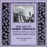 The Art Of Josef Gingold von Various Artists