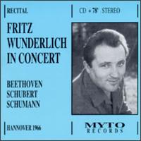 Fritz Wunderlich in Concert von Fritz Wunderlich