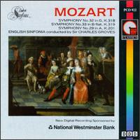 Mozart: Symphonies Nos. 32, 33 & 29 von Charles Groves