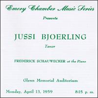 The Atlanta Recital, April 13, 1959 von Jussi Björling