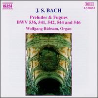 Bach: Preludes & Fugues, BWV 536, 541, 544, 546 von Wolfgang Rubsam