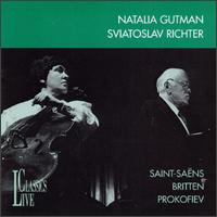 Saint-Saëns, Britten & Prokofiev: Sonatas von Natalia Gutman