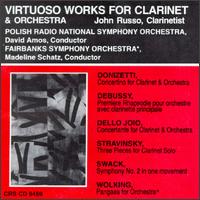Virtuoso Works for Clarinet and Orchestra von Various Artists