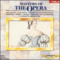 Masters of the Opera, Vol. 4, 1820-1831 von Various Artists