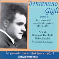 Gigli-Le Grandi Voic Italiane, Vol.1 von Beniamino Gigli
