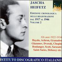 Jacha Heifetz Recordings from 1917-1946, Vol. 2 von Jascha Heifetz