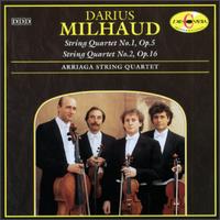 Milhaud: String Quartet Nos.1 & 2 von Arriaga Quartet