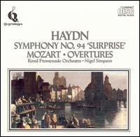 Haydn: Symphony No. 94 "Surprise"; Mozart: Overtures von Nigel Simpson
