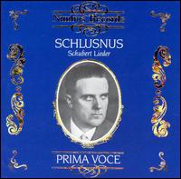 Schubert: Lieder von Heinrich Schlusnus