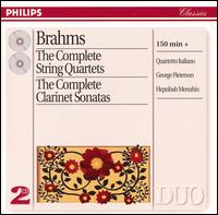 Brahms: Complete String Quartets; Clarinet Sonatas von Various Artists